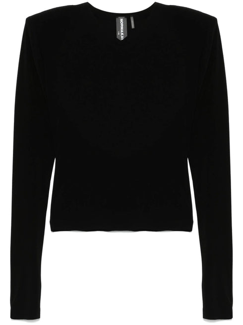 NORMA KAMALI V NECK T-SHIRT